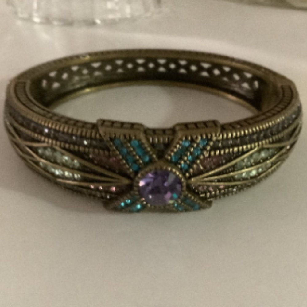 Heidi Daus Tapered X Stackable Bangle Bracelet - image 1